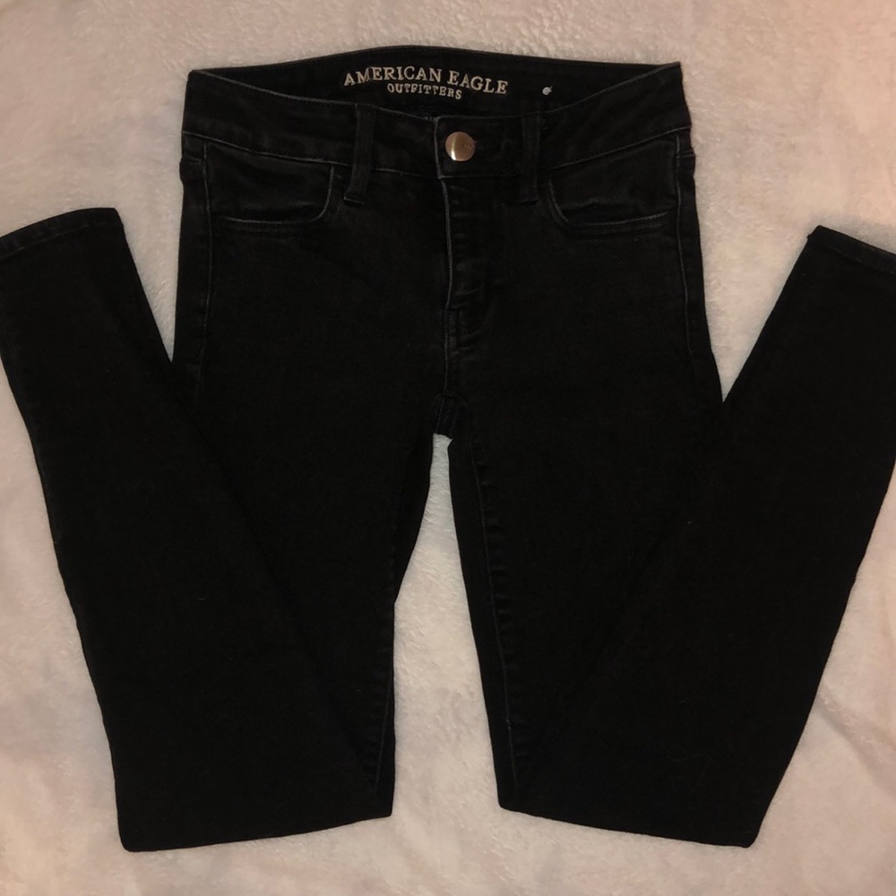 AEO Black Skinny Jeans